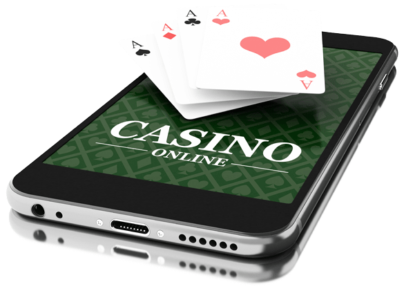 cellphone showing interactive online casino software solutions